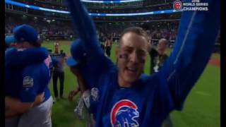 Cubs  Indians World Series Game 7 Final Out [upl. by Slavic]