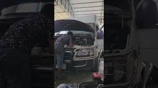 Ford Transit injector problem  mechanic automobile [upl. by Laehplar]