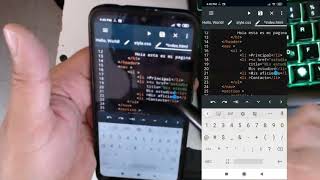Elaborar páginas WEB desde el celular 07 [upl. by Ennalorac]