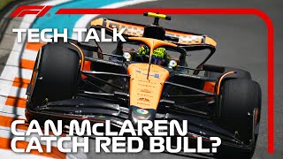 Can McLarens Upgrades Help Catch Red Bull  F1 TV Tech Talk  Cryptocom [upl. by Pudendas]