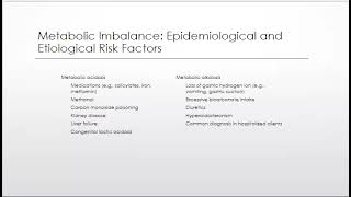 Metabolic AcidosisAlkalosis [upl. by Danica]