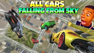 All cars falling from sky🤯Extreme car driving simulator🔥 [upl. by Ellocin621]