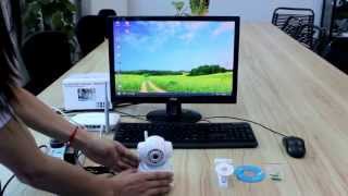 Wanscam P2P Security Wireless IP Camera Set up Video [upl. by Engapmahc]