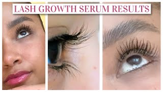 LASH GROWTH SERUM RESULTS 👁 before and after 3 month test of Uklash [upl. by Zelda]