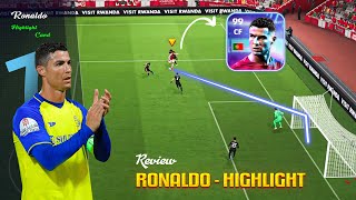 Review Ronaldos card in Efootball 2024  Highlight [upl. by Anirok]