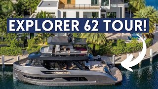 2024 Luxury Ocean Yachts Explorer 62 Tour  Boating Journey [upl. by Dlaner27]