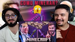 CARIANI BALESTRIN MUZY E SERJÃO DEBATEM SOBRE FARM NO MINECRAFT  REACT  BB100 Games [upl. by Sined]