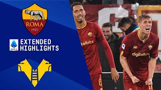 Roma vs Hellas Verona Extended Highlights  Serie A  CBS Sports Golazo [upl. by Oringas380]