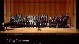 I Sing You Sing Anders Edenroth  National Taiwan University Chorus [upl. by Mechling551]