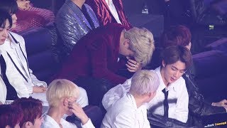 181106 무대 후 힘들어보이는 지민 Jimin 방탄소년단 BTS 4K 60P 직캠 MBC 지니뮤직어워드 by DaftTaengk [upl. by Ainatnas]