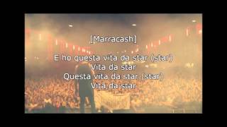 Marracash  Vita Da Star RMX ft Fabri Fibra Testo [upl. by Leirbag372]