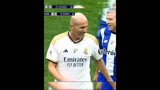 Zinedine Zidane Old vs Now football shorts [upl. by Ahsier745]