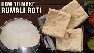 Soft Rumali Roti Recipe  Basic Cooking  How To Make Rumali Roti on Kadai  Manda Roti Making [upl. by Terrej109]