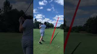 How the wrong club can quickly change a hole golf golfswing golfaround golftechnique golfskill [upl. by Padriac]