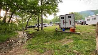 Iron Mountain Horse Camp Ivanhoe Virginia Horseback Trail Riding Rhododendrons Equine Adventures [upl. by Roselle]