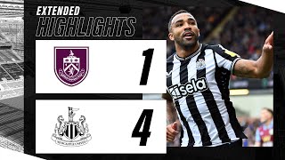 Burnley 1 Newcastle United 4  EXTENDED Premier League Highlights [upl. by Tennos]