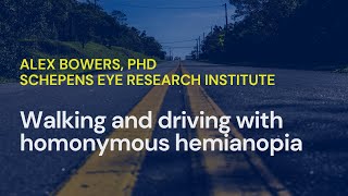 Managing Obstacles Walking and Driving With Homonymous Hemianopia • Alex Bowers PhD [upl. by Ahseenak]