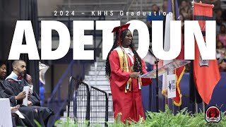 2024 KHHS Graduation  Salutatorian Speech [upl. by Laflam]