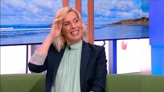 SARA PASCOE The Great British Sewing Bee interview 2023 [upl. by Oicneserc]