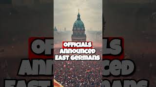 The Historic Fall of the Berlin Wall A Turning Point in History facts history shortvideo [upl. by Dlorah]