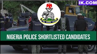 Nigerian police recruitment final Shortlisted Candidates 2024 nigerianpoilcerecuritment [upl. by Norud]