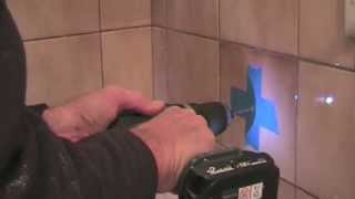 How to Drill a Hole in a Tile  TOO EASY [upl. by Chow]