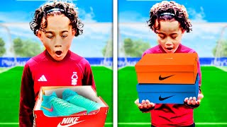 Surprising A Kid With His DREAM 1000 Football Boots EMOTIONAL [upl. by Aivirt]