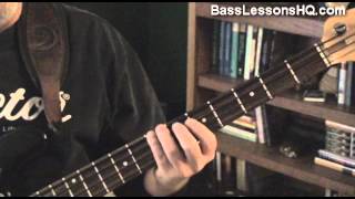 Bass Lessons HQ  G Major Pentatonic Low Position [upl. by Jefferey]