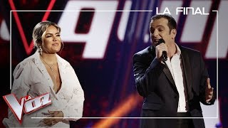 Karol G y Javi Moya cantan Dicen  La Final  La Voz Antena 3 2019 [upl. by Greggs]