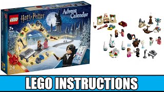 LEGO INSTRUCTIONS  75981  LEGO Harry Potter Advent Calendar 2020 [upl. by Melliw335]