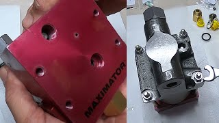 FIX HYDRAULIC PUMP AIR DRIVE MO22 [upl. by Norahs46]