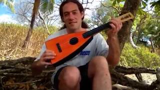 quotHere Comes the Sunquot Beatles Ukulele Song in Costa Rica Travel [upl. by Semadar]