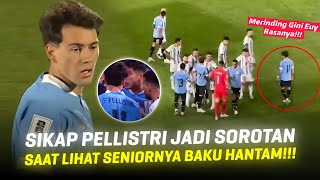 Cuman Bisa Lihatin Seniornya Gelud Sikap Polos Pellistri Saat Terjadi Baku Hantam Messi amp Nunez [upl. by Meggi]