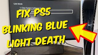 How To Fix The Blinking Blue Light On PS5  Blue Light Of Death On PS5 In 2024 [upl. by Kcirdneked]