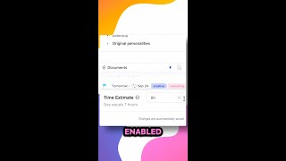 How to add time estimates to a task in ClickUp [upl. by Medin]