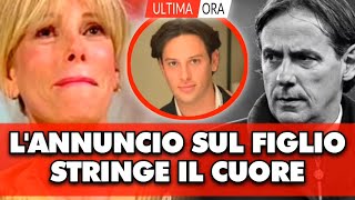 Alessia Marcuzzi in lacrime lannuncio sul figlio stringe il cuore lui é [upl. by Galvin529]