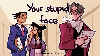 Your Stupid Face Narumitsu Ace Attorney animatic [upl. by Calen]