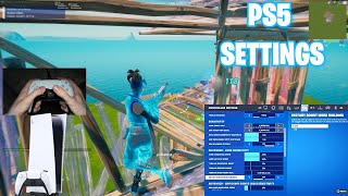 BEST Console 120FPS Controller Settings for Fortnite PS5 SETTINGS [upl. by Dranel246]