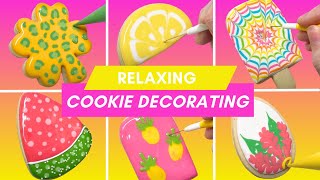 Over 1 Hour Relaxing amp Soothing Cookie Decorating Compilation  The BEST StressReliever [upl. by Nort]