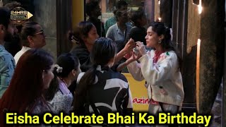 bigg boss 18 live  Eisha Singh Celebrate her Brother BirthdayCake Cut Kar Avinash Mishra 🥳 [upl. by Septima]