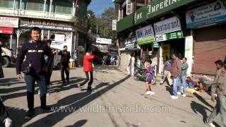 Supporters cheer on the runners of the first Mussoorie Half Marathon [upl. by Ledif]