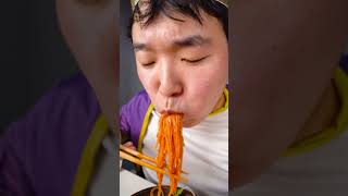 Spicy Noodles with FRIED WHOLE CHICKEN WITH CHEESE POWDER 🍗 Mukbang Asmr shorts [upl. by Eserahs221]