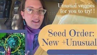 Unusual Seeds Arrived for the Veg Garden  Why Did I Choose Them [upl. by Winston563]