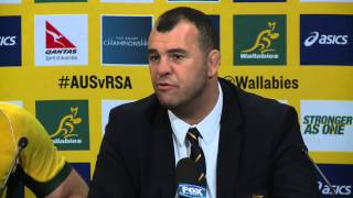 Wallabies Post Match press conference after the Boks win [upl. by Jodoin]