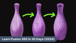 Fusion Tsplines are easy  Day 27 of Learn Fusion 360 in 30 Days  2024 EDITION [upl. by Ahtennek]