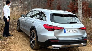 2022 Mercedes C Class ROCK Climbing  All Terrain Drive C220d FULL Review Interior Exterior [upl. by Rihana]