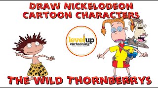 Drawing Cartoon Characters From Wild Thornberrys  Nick [upl. by Blakely14]