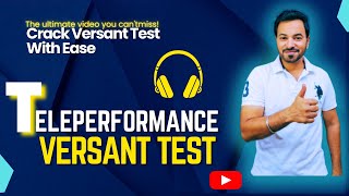 Versant Test Teleperformance  Your Ultimate Guide to Success  Versant  Voice Versant [upl. by Besse]