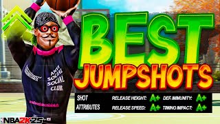 BEST JUMPSHOTS  TIPS TO WIDEN YOUR GREEN WINDOW NBA 2K25 1 JUMPSHOTS FOR ALL HEIGHTS SEASON 2 [upl. by Cecily]