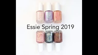 Essie Spring 2019 Collection Review Live Swatch and Comparisons [upl. by Bender]